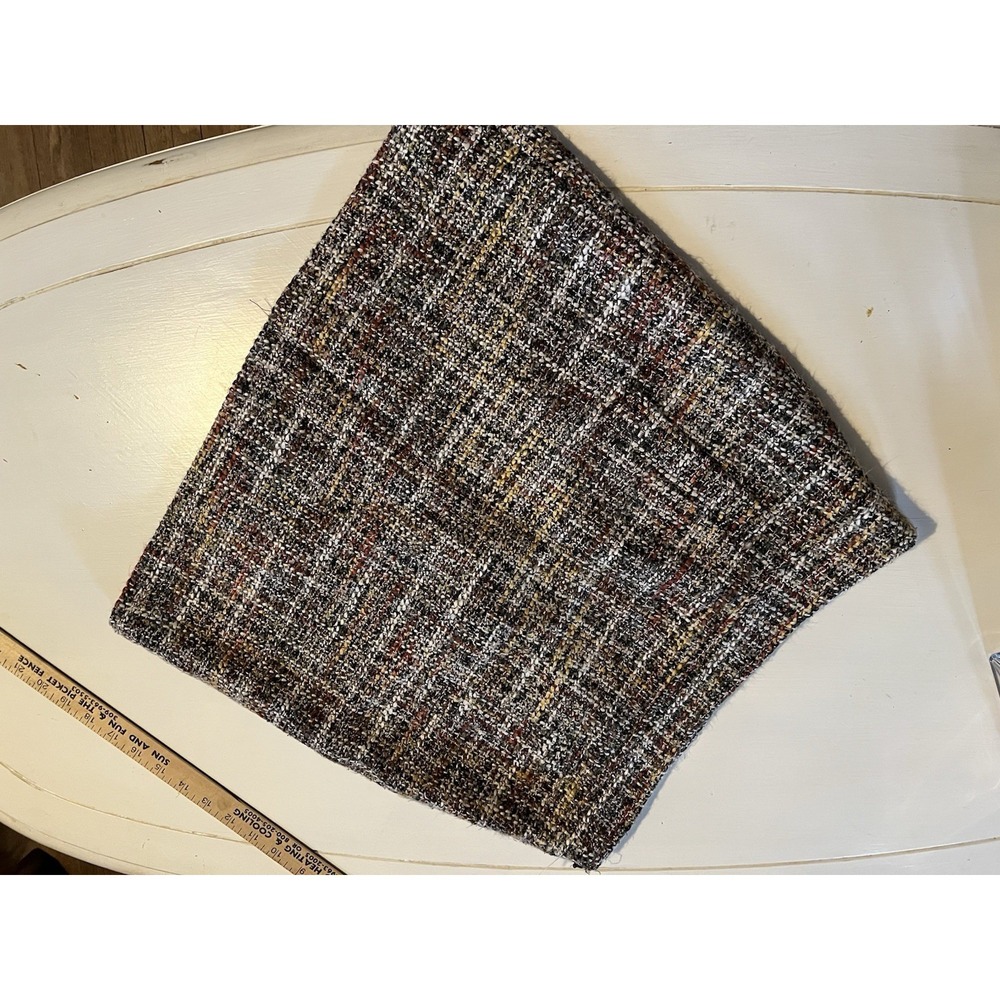 LOFT Tweed Mini Skirt Women Size 4 Multicolor Plaid Boucle‎ Lined Career Fall